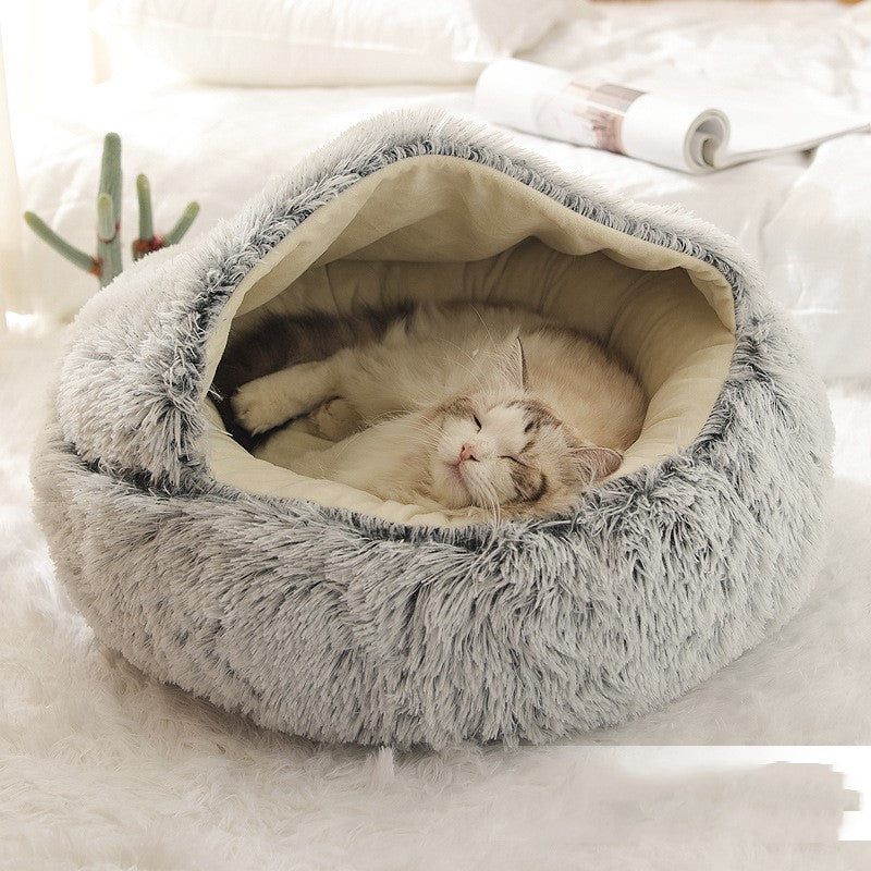 Warm semi-enclosed Cat Bed