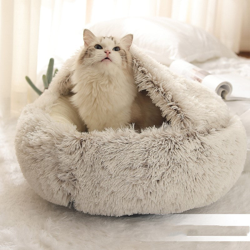Warm semi-enclosed Cat Bed