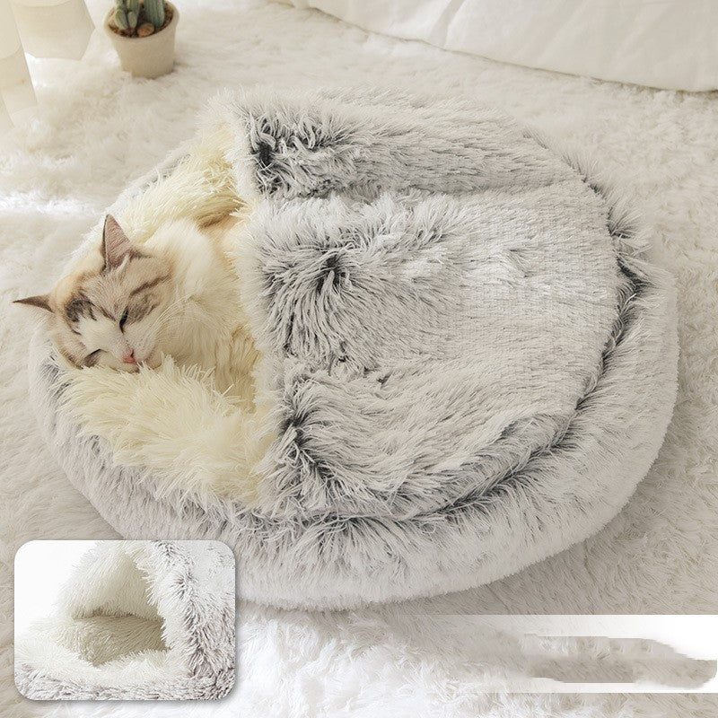 Warm semi-enclosed Cat Bed