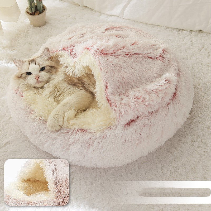 Warm semi-enclosed Cat Bed