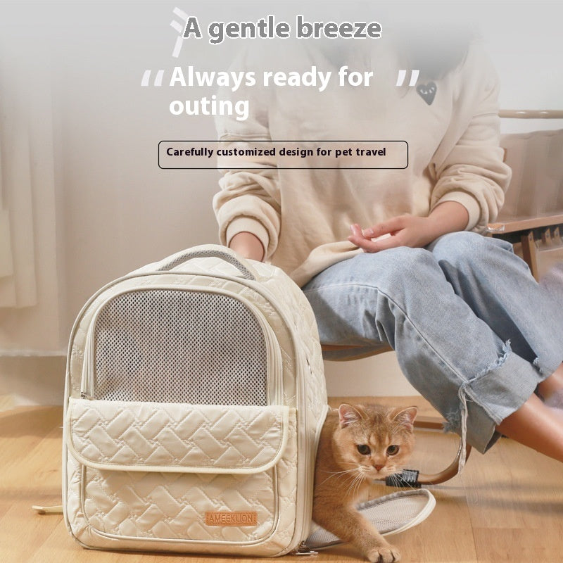 Cat Backpack Portable Carrying Case
