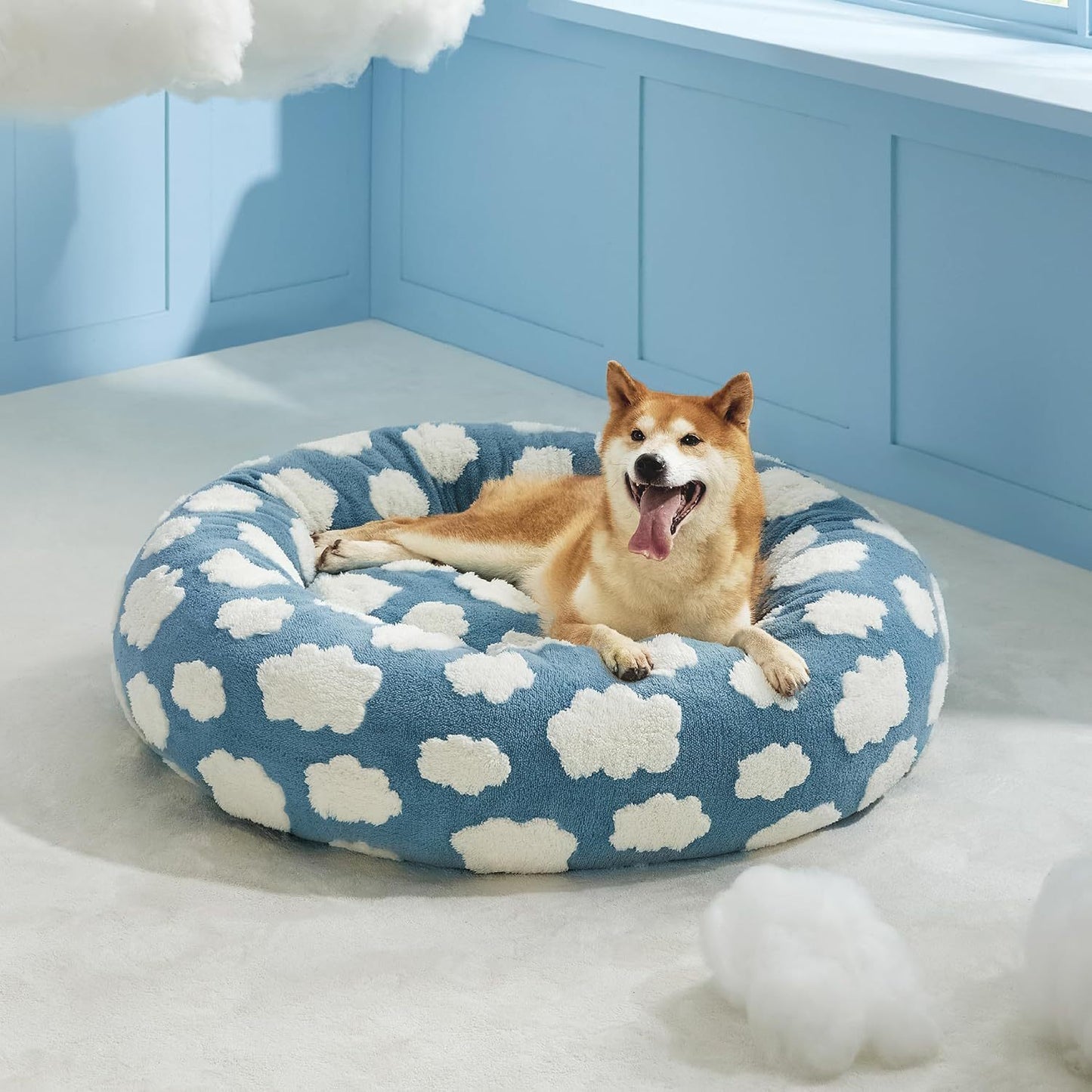 Cama para gatos en forma de nube