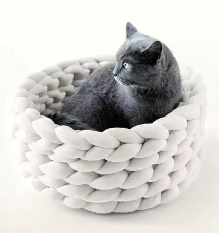 Cama tipo perrera para gatos - Esponjosa